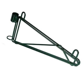 24 in. green single post mount bracket