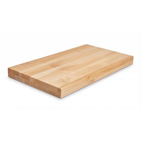 24 in. x 12 in. Solid Maple Butcher Block Countertop 1.5 in. Thick Hardwood Work Surface for Kitchen, Workbench, Desk, Cart, or DIY Tabletop