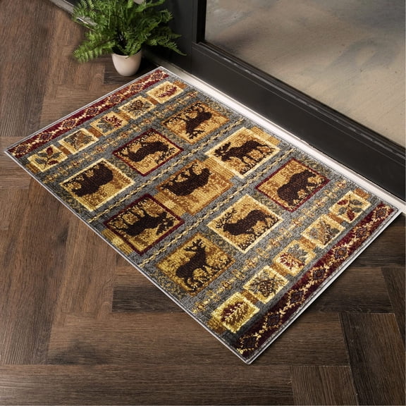 24 in. x 36 in. Polypropylene Area Rug | High Traffic Area Option, Soft Texture