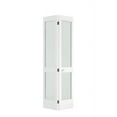 thumbnail image 1 of 24 in. x 80 in. x 1-3/8 in. Frosted Glass 2-Lite Shaker Primed Solid Wood Core Bi-Fold Door with Hardware Included, 1 of 3