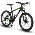 thumbnail image 1 of 24 inch/ 26 inch Inch Mountain Bike, High-Carbon Steel Frame, MTB Bikes Mountain Bicycle for Teens, 1 of 7