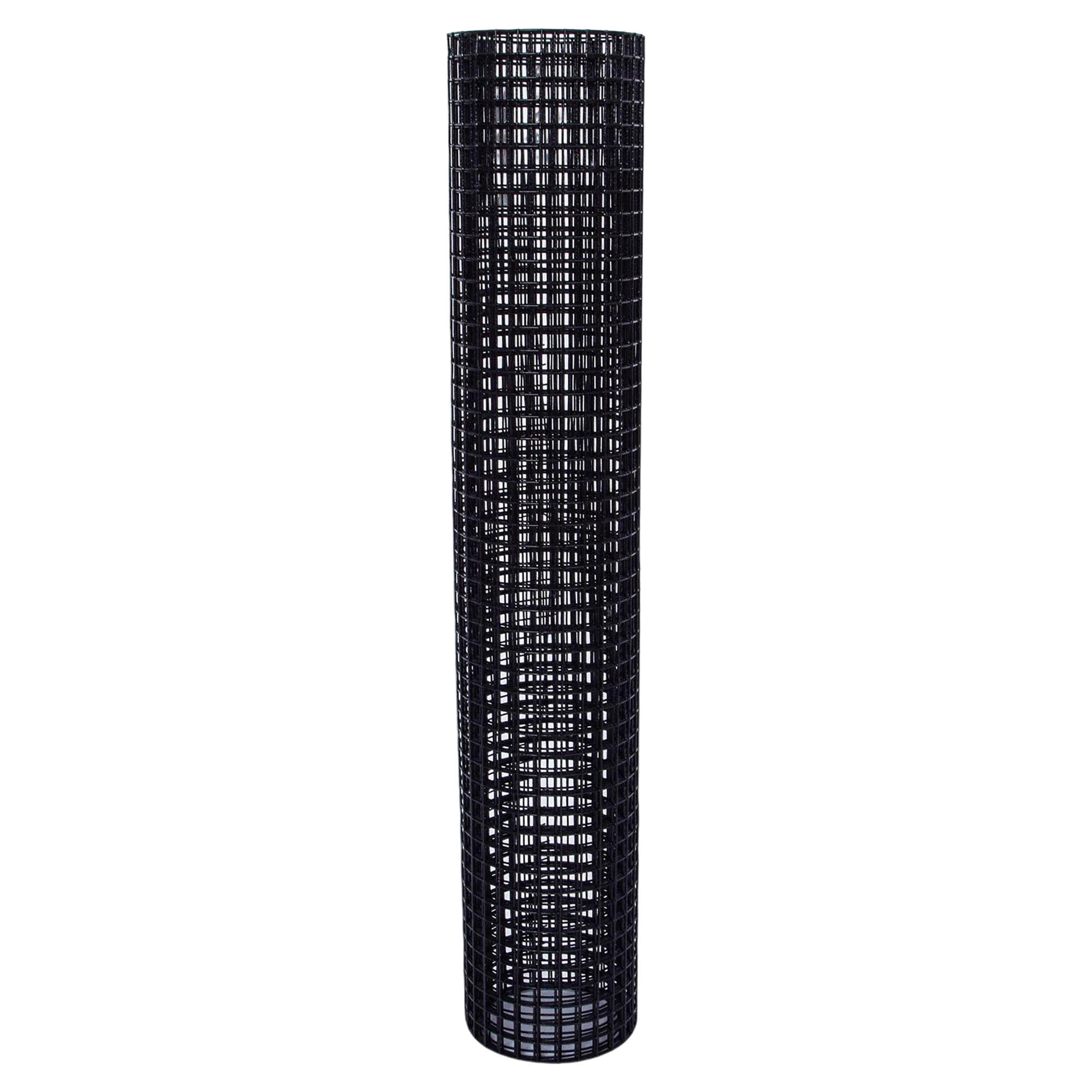 24 inch×50 ft Black Vinyl Coated Hardware Cloth, 21 Gauge 1/4 inch Black PVC Hardware Cloth, Black Welded Wire Fence Supports Poultry-Netting Cage-Home Improvement and Chicken Coop