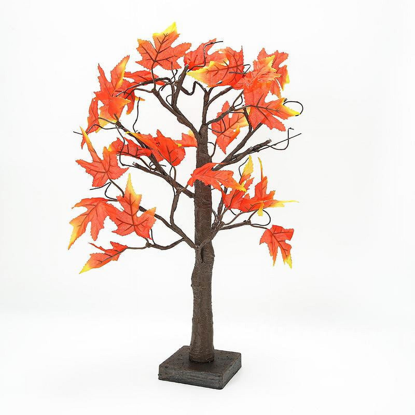 24 inch Artificial Maple Tree Light 24 LED for Home Decor Light