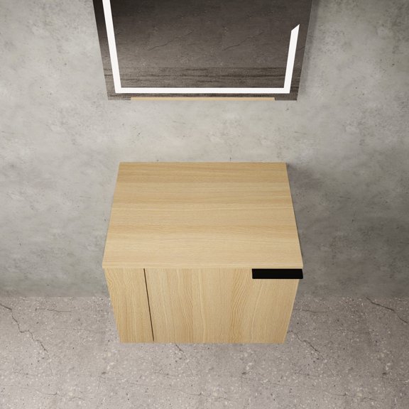 24 inch Bathroom Vanity Sink Combo American Design Oak Engineered Wood for Large Bathroom