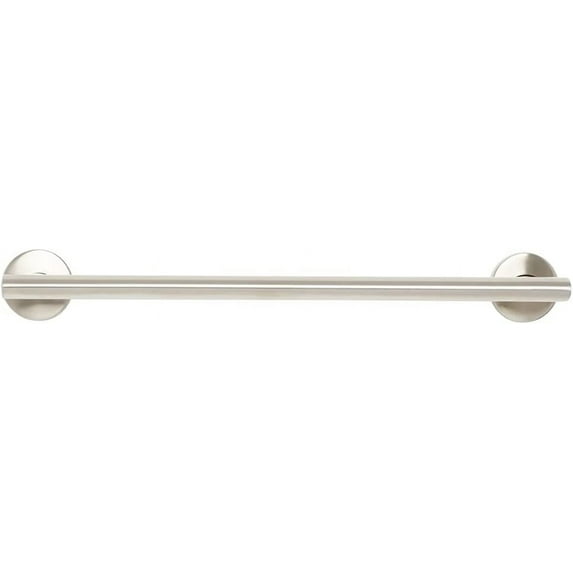 24-inch Coronado Bathroom Shower Grab Bar, Oval Design, ADA Compliant, Satin Finish