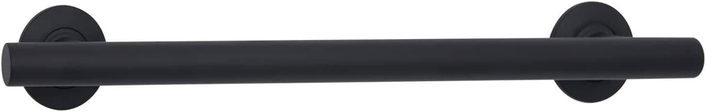 18" Matte Black Bathroom Grab Bar - Coronado Designer Style, ADA Compliant - View #11