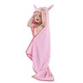 thumbnail image 1 of 24 inch Fits 0-6Y Baby Toddler Cartoon Hooded Baby Towel - Soft Bath Towel with Animals Ears - Ultra Absorbent, Baby Bath Shower Gifts for Boy and Girl Beach, 1 of 8