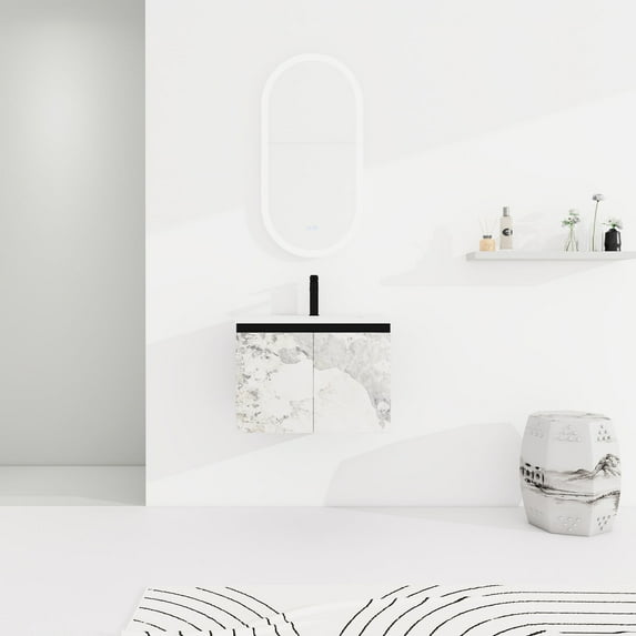 24-inch Floating Vanity | Offer a Modern and Timeless Look | Start Your Day in Tranquility