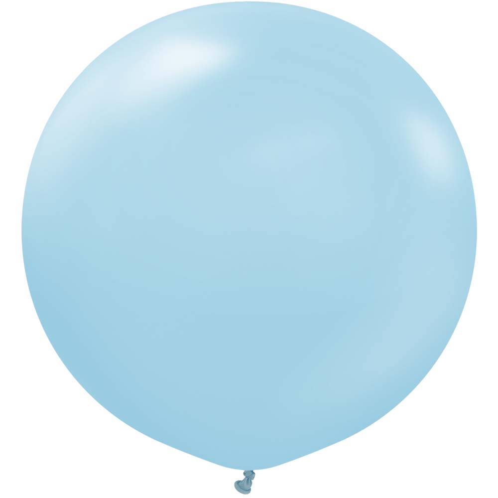 24 inch Kalisan Macaron Blue Latex Balloons (2 Pack) - Party Supplies Decorations