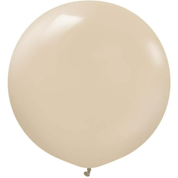 24 inch Kalisan Standard Hazelnut Latex Balloons (2 Pack) - Party Supplies Decorations