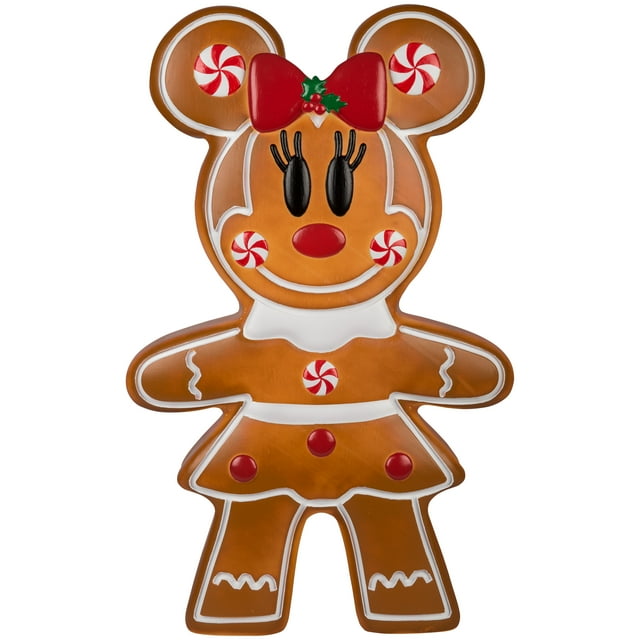 Disney 24 inch LED Lighted Gingerbread Minnie Mouse Blow Mold for