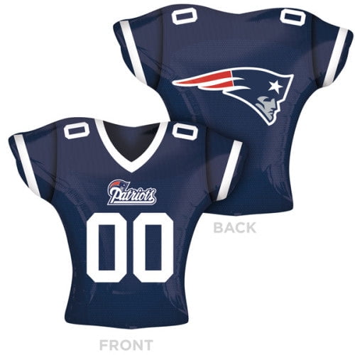 24 inch NFL New England Patriots Football Jersey Foil Mylar Balloon - Party Supplies Decorations