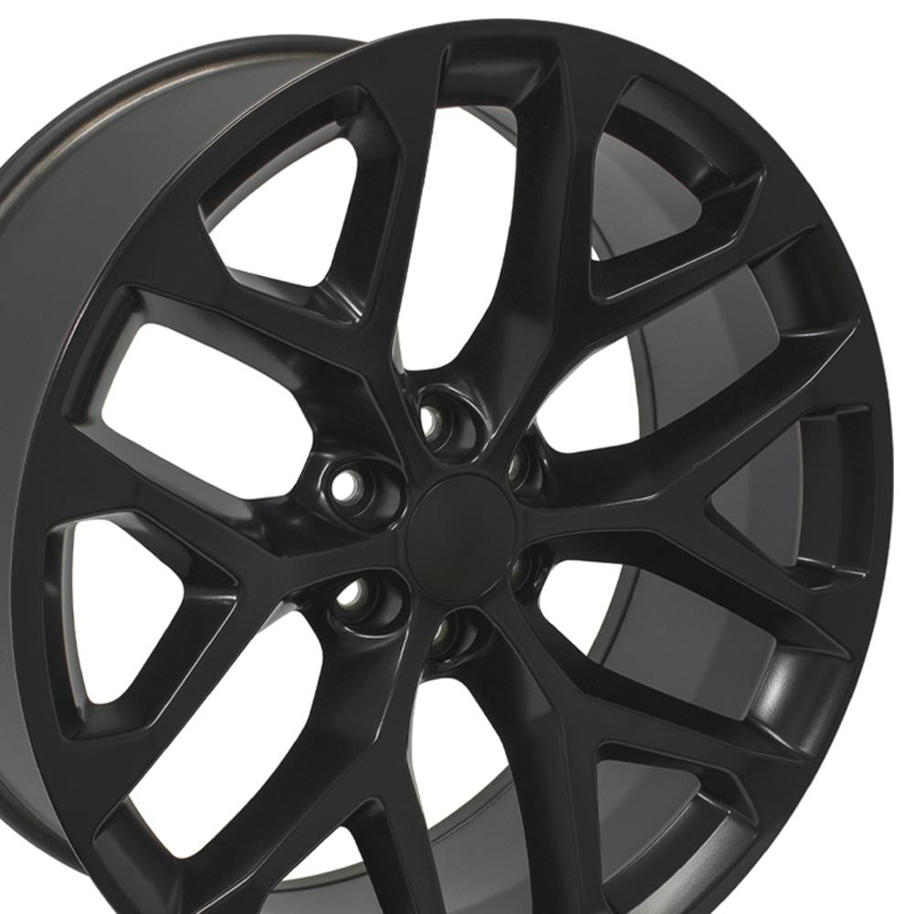 24 inch Replica Wheel Rim fits Chevy Silverado - CV98B Satin Black ...