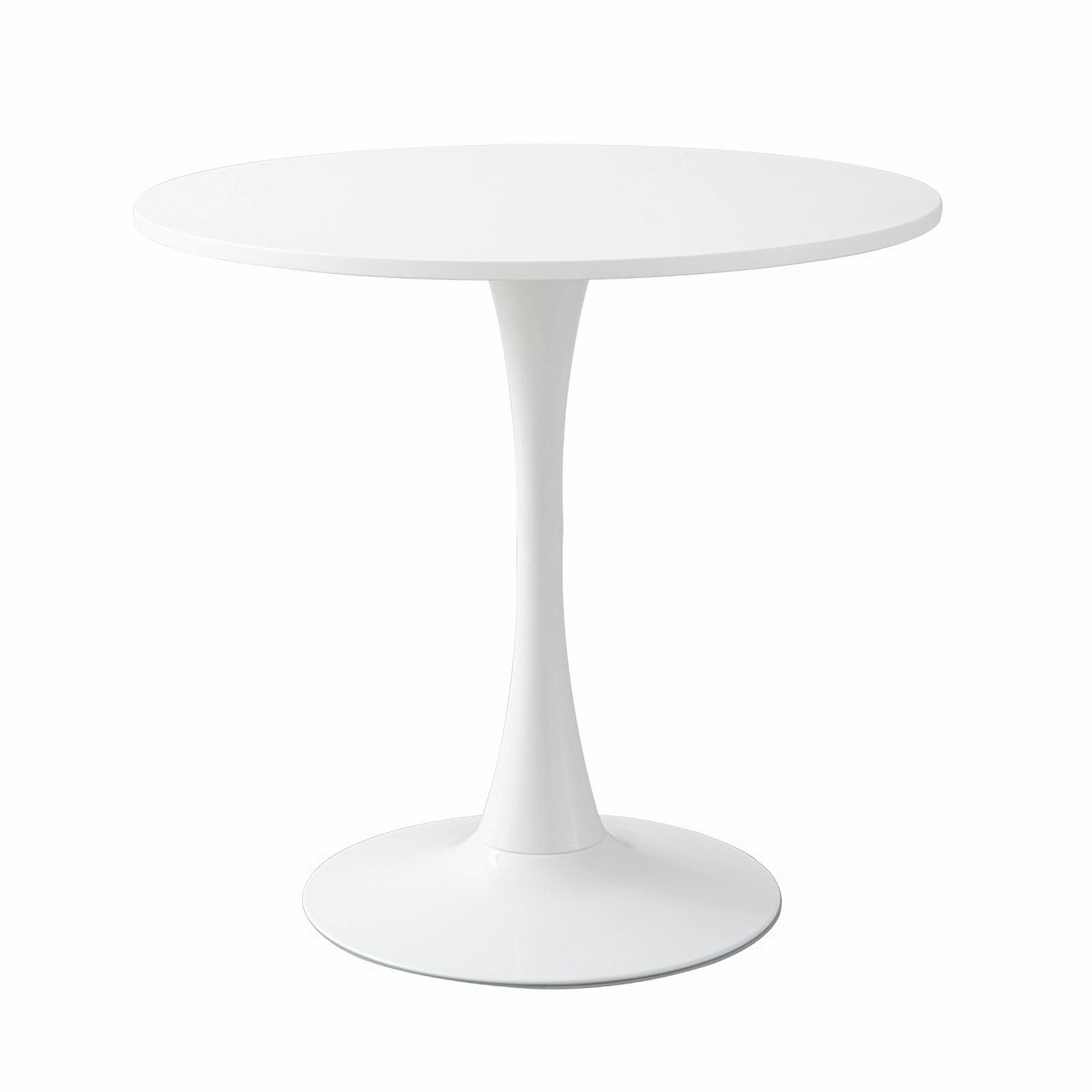 24 Inch Modern Round Dining Table for 2-4 People with MDF Top and ...