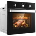thumbnail image 1 of 24 inch Wall Oven Built-in Electric Convection with Rotisserie 8 Cooking Functions, 2900W,240V,2.15Cu.f, 1 of 8