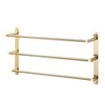 thumbnail image 1 of 24 inch Wowow Gold 3-Tier Wall Mounted Towel Rack with Mounting Hardware in Stainless Steel, 1 of 5