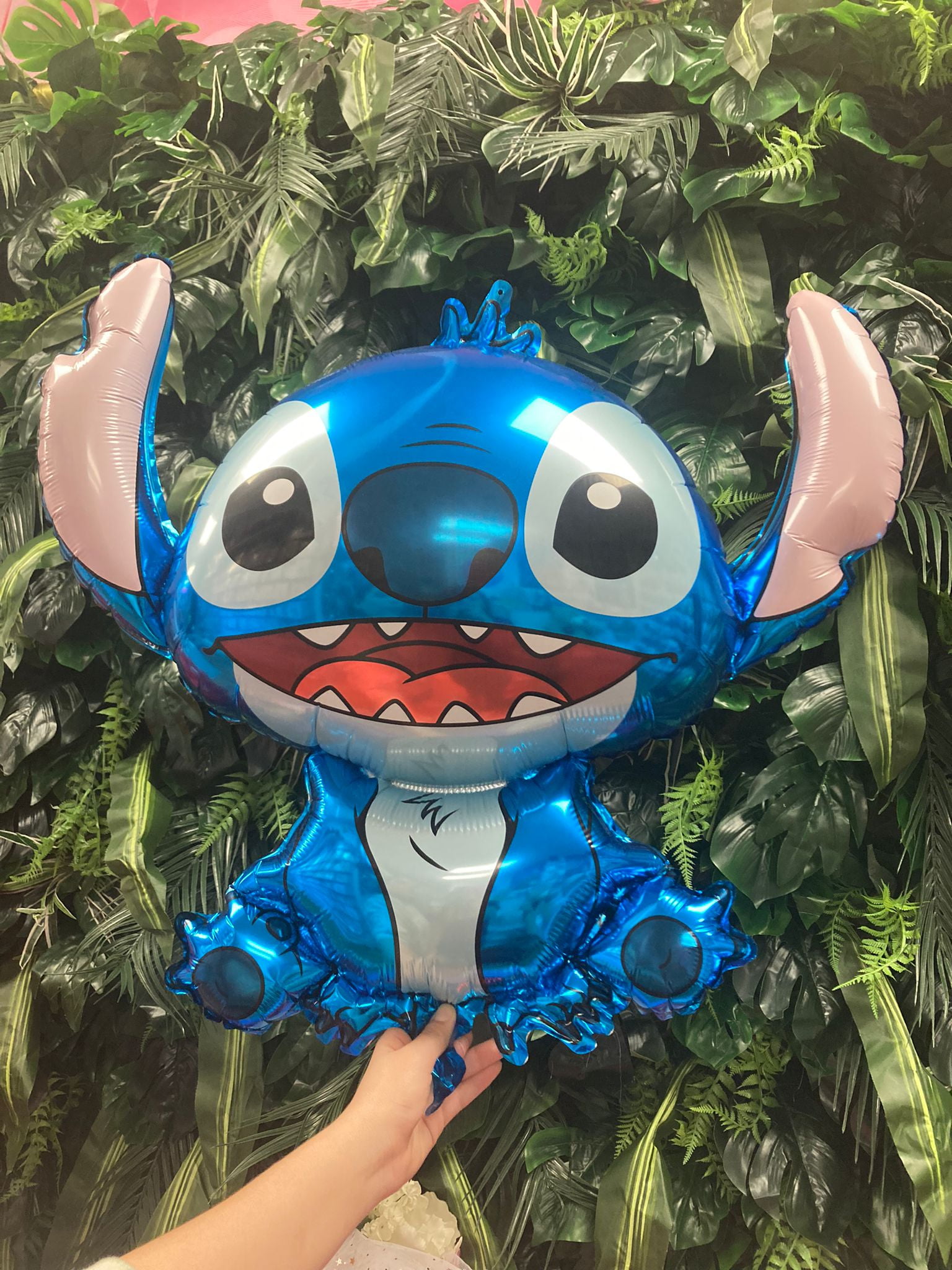 38Pcs Lilo and Stitch Balloons, 24in Stitch Foil Balloons, 16in