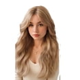 thumbnail image 1 of Women's high temperature fiber synthetic wig, long wavy hairstyle, suitable for parties and events, 1 of 5