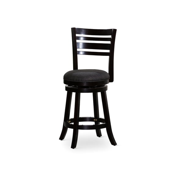 24 or 30 Inch Swivel Stool with Metal Foot Plates and Floor Protectors for Home Use