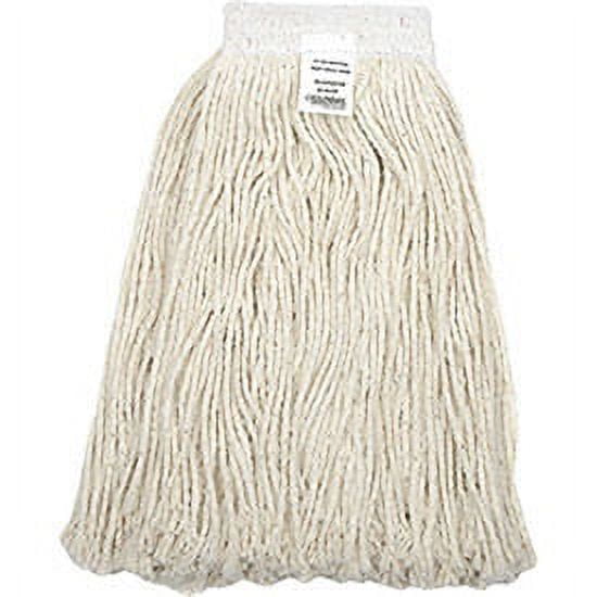Global Industrial 24 oz. Cotton Cut-End Mop Head 4Ply Wide Band