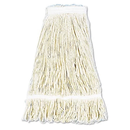 24 oz Cotton Pro Loop Web & Tailband Wet Mop Head
