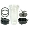 thumbnail image 1 of 24 oz Cup with Lid, Stainless Steel Blade, Jar Bottom Cap and 2 Gaskets Replacement Parts Compatible with Oster Pro 1200 Blender, 1 of 11