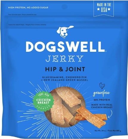 Dogswell happy hips chicken breast jerky 24 oz sales