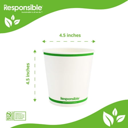 24 oz Food Container Bowls | Tree-Less™ Compostable Paper