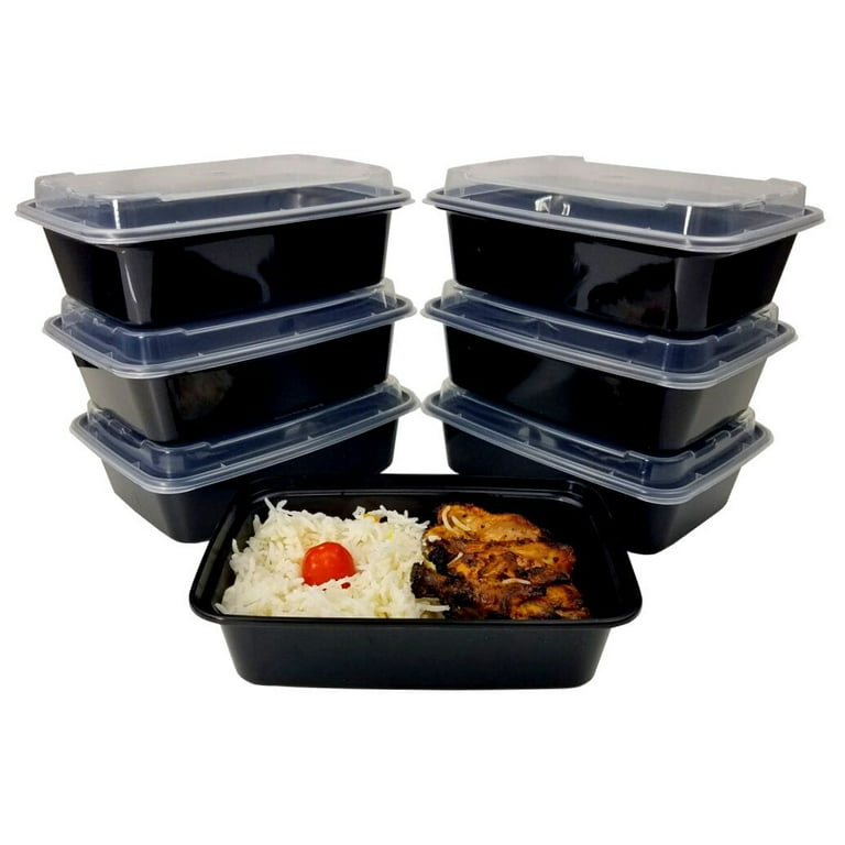 100 Pack Meal Prep Food Containers with Lids Reusable Microwavable