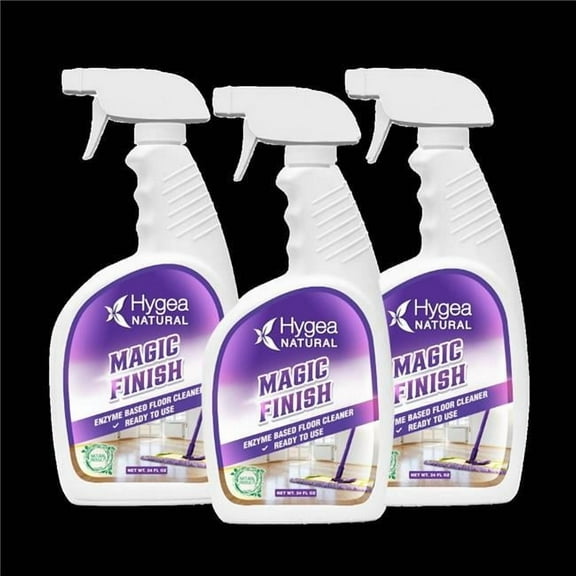 24 oz Ready to Use Spray Magic Finish-Natural Enzyme-Based Floor Cleaner - Pack of 3