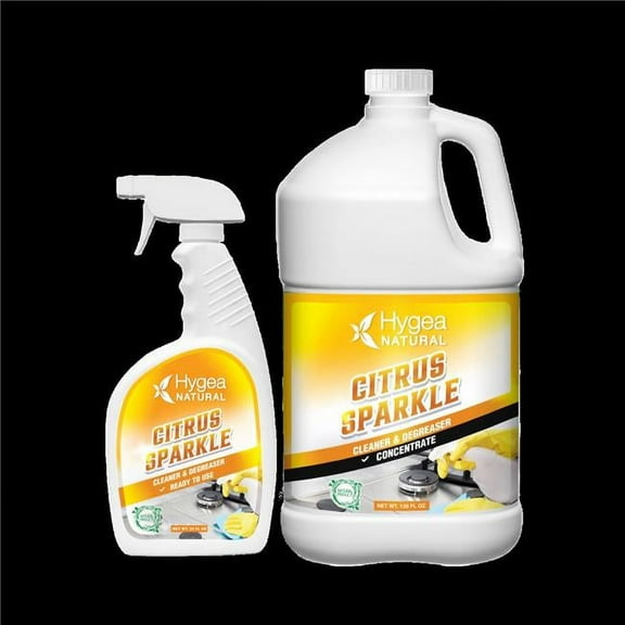 24 oz Spray Plus Concentrated Refill Citrus Sparkle-Natural Cleaner & Degreaser
