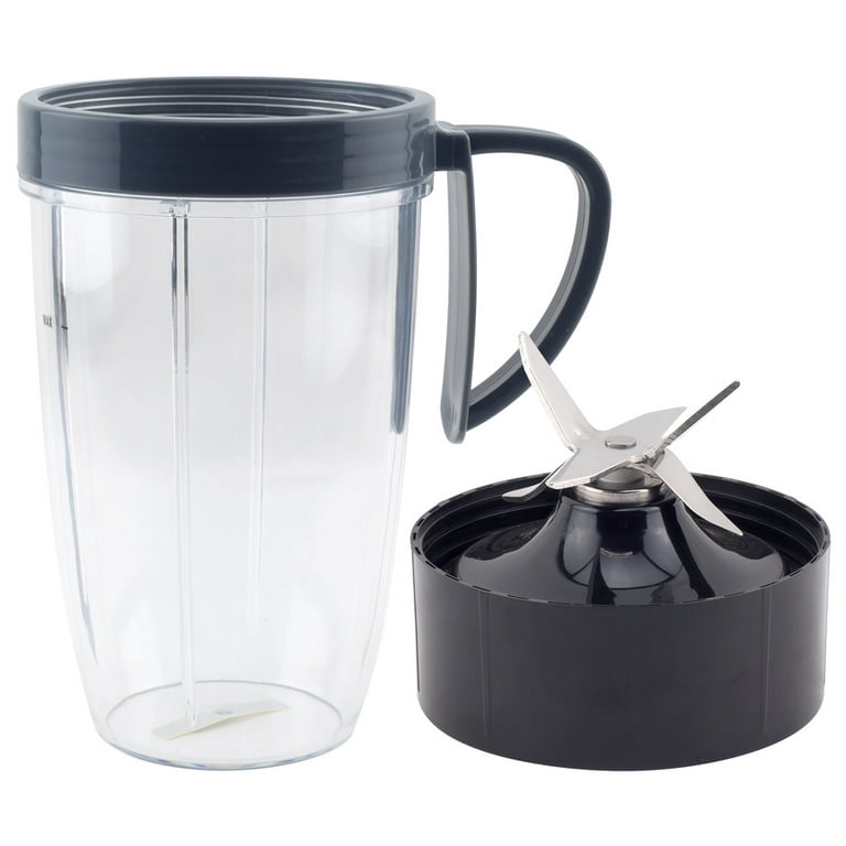 32 oz Colossal Cup with Flip to Go Lid + Extractor Blade for Nutribullet Lean NB-203 1200W Blender