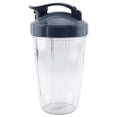 thumbnail image 1 of 24 oz Tall Cup with Handled Lip Ring and Flip To-Go Lid Replacement Part Compatible with NutriBullet NB-101B NB-101S NB-201, 1 of 8