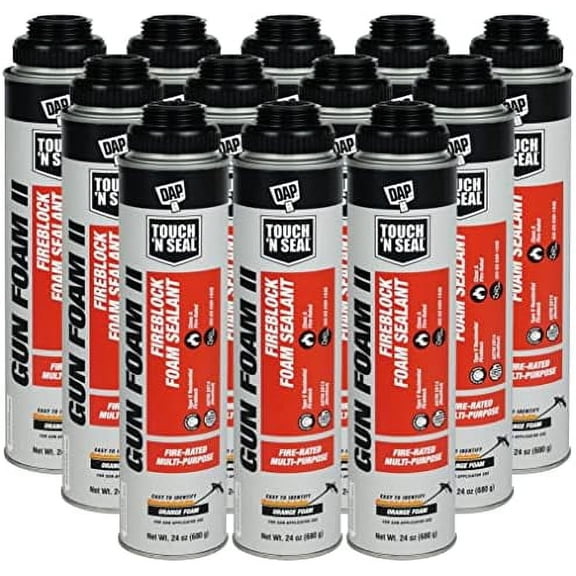 24 oz Touch N' Seal[REG] Gun Fireblock Poly Foam Sealant, Pack of 12$$Garden &