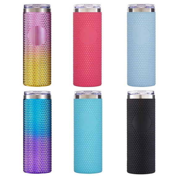 24 oz Tumbler Double Wall Plastic Insulated Cup , 100% Leak-Proof Thermos Water Bottle, Travel Coffee Mug for Car Cup Holder