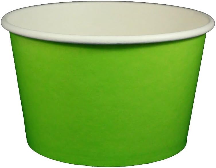 24 oz Yogurt Paper Cups- 600 Count (Solid Lime Green) - Walmart.com