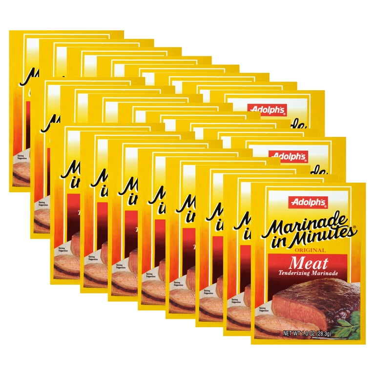 24 pack) Adolph's Marinade In Minutes Meat Marinade Seasoning Mix