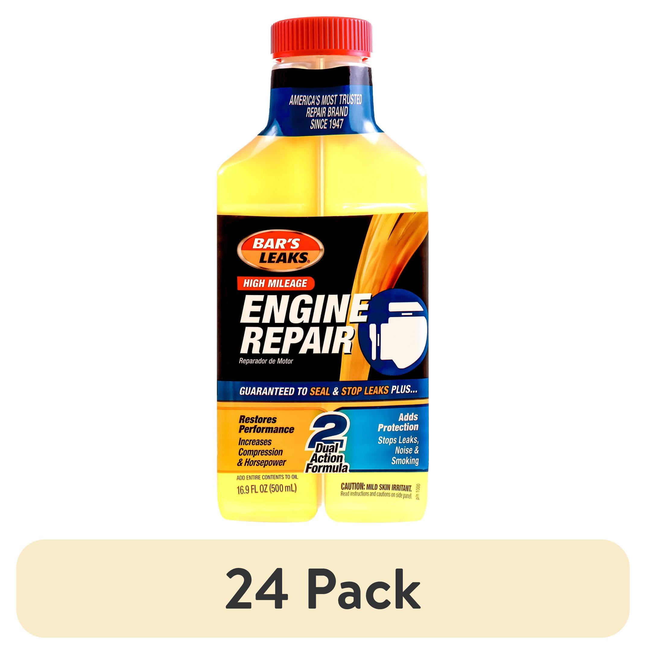 (24 pack) Bar's Leaks 1000 High Mileage Engine Repair, Automotive Additive, 16.9 oz