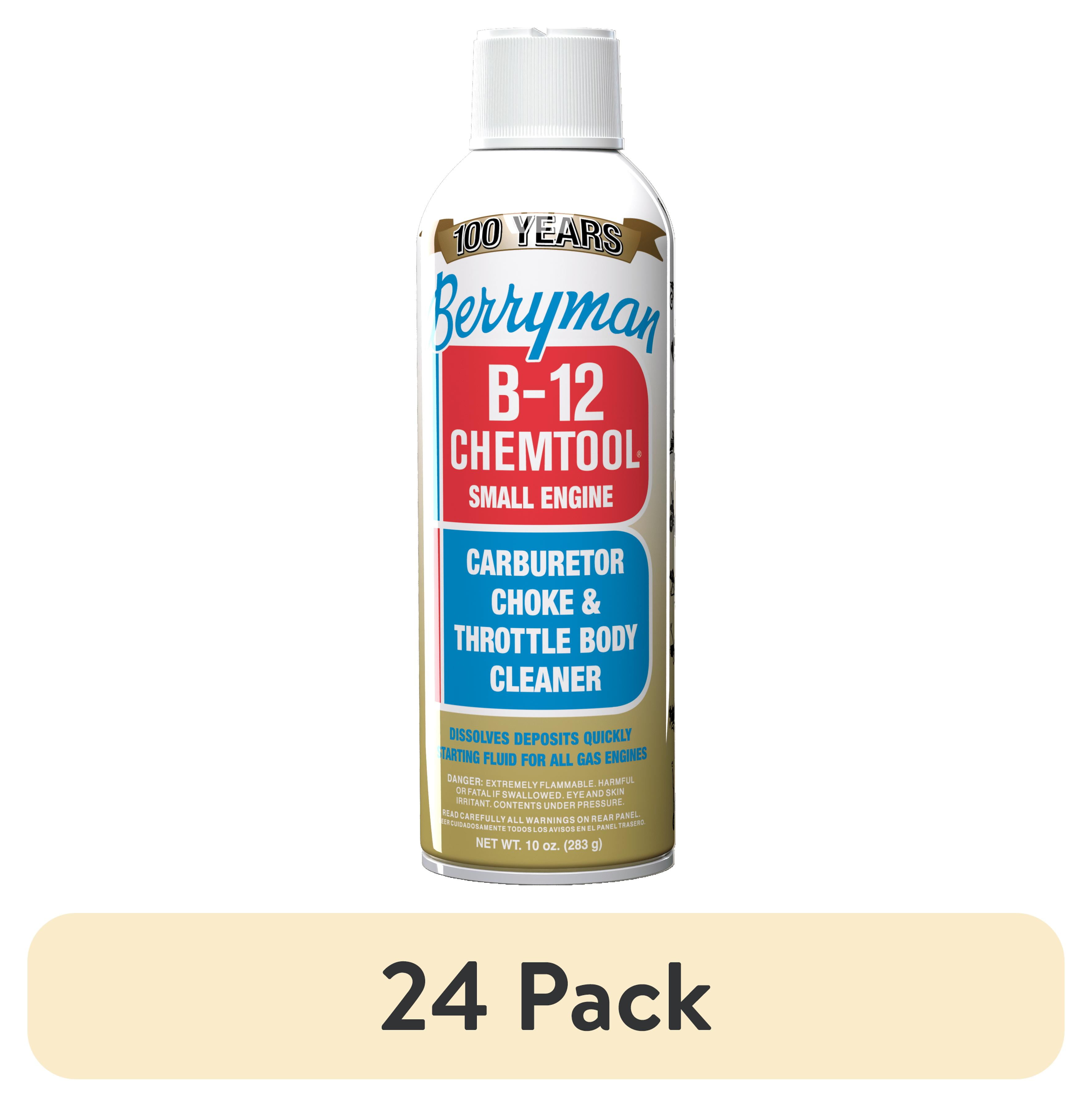 (24 pack) Berryman Products 0110 B-12 Chemtool Carburetor & Engine Cleaner for Cars & Trucks, 10 oz.