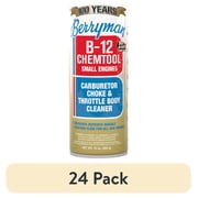 24 pack Berryman Products 0110C, B-12 Chemtool Carburetor Cleaner - Consumer Size 10 oz