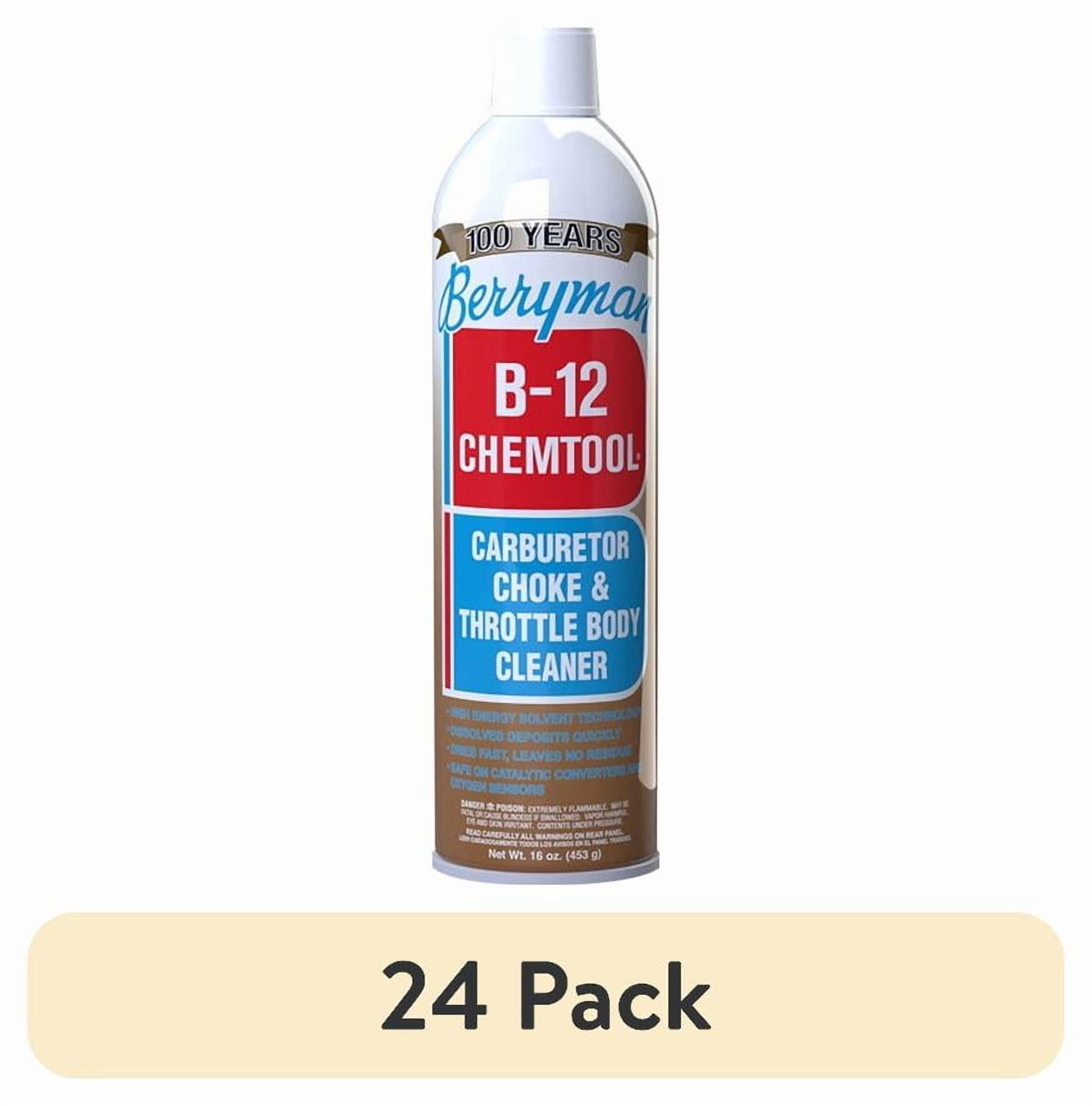 (24 pack) Berryman Products, 0117 B-12 Chemtool Carburetor Cleaner Automotive Additive, 16 oz Aerosol