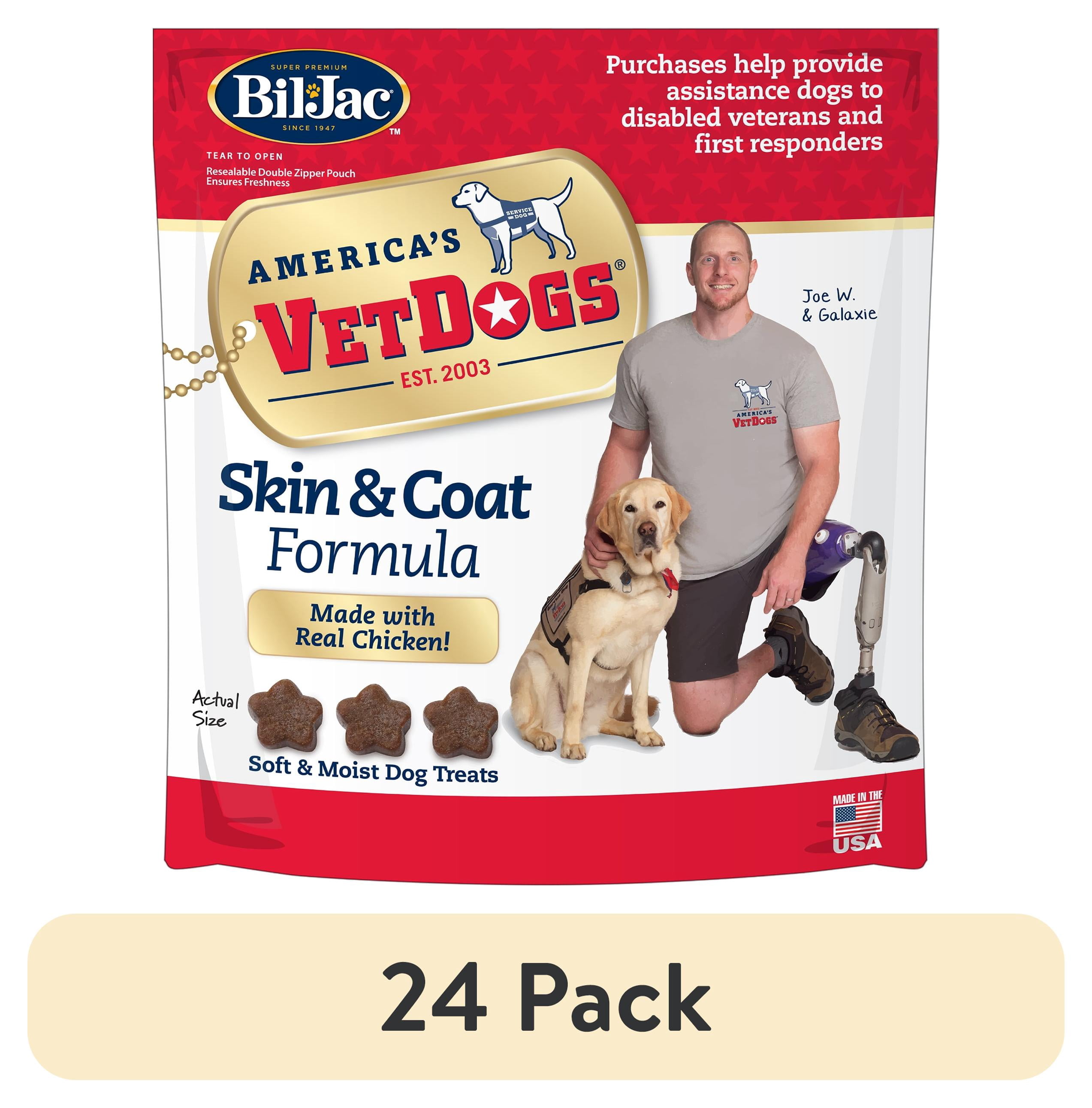 America's VetDogs Skin and Coat Dog Treats, Chicken, Soft and