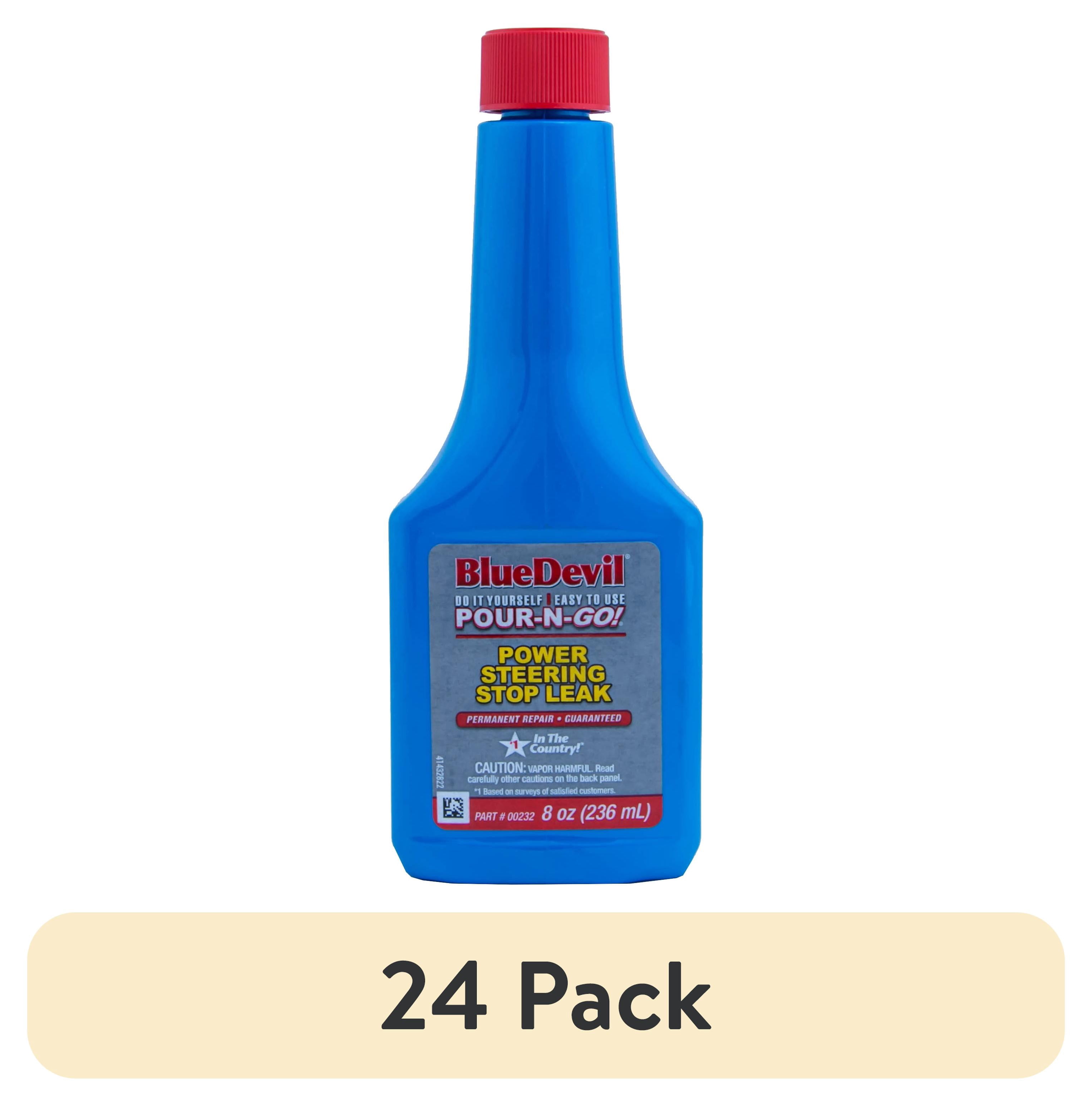 (24 pack) BlueDevil Power Steering Stop Leak, 8 oz Bottle