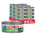 thumbnail image 1 of (24 pack) Bumble Bee Chunk Light Tuna in Water, Wild Caught Skipjack Tuna, Gluten Free, 23g Protein Per Serving, Non-GMO, Shelf Stable Can, 5 oz, 1 of 14