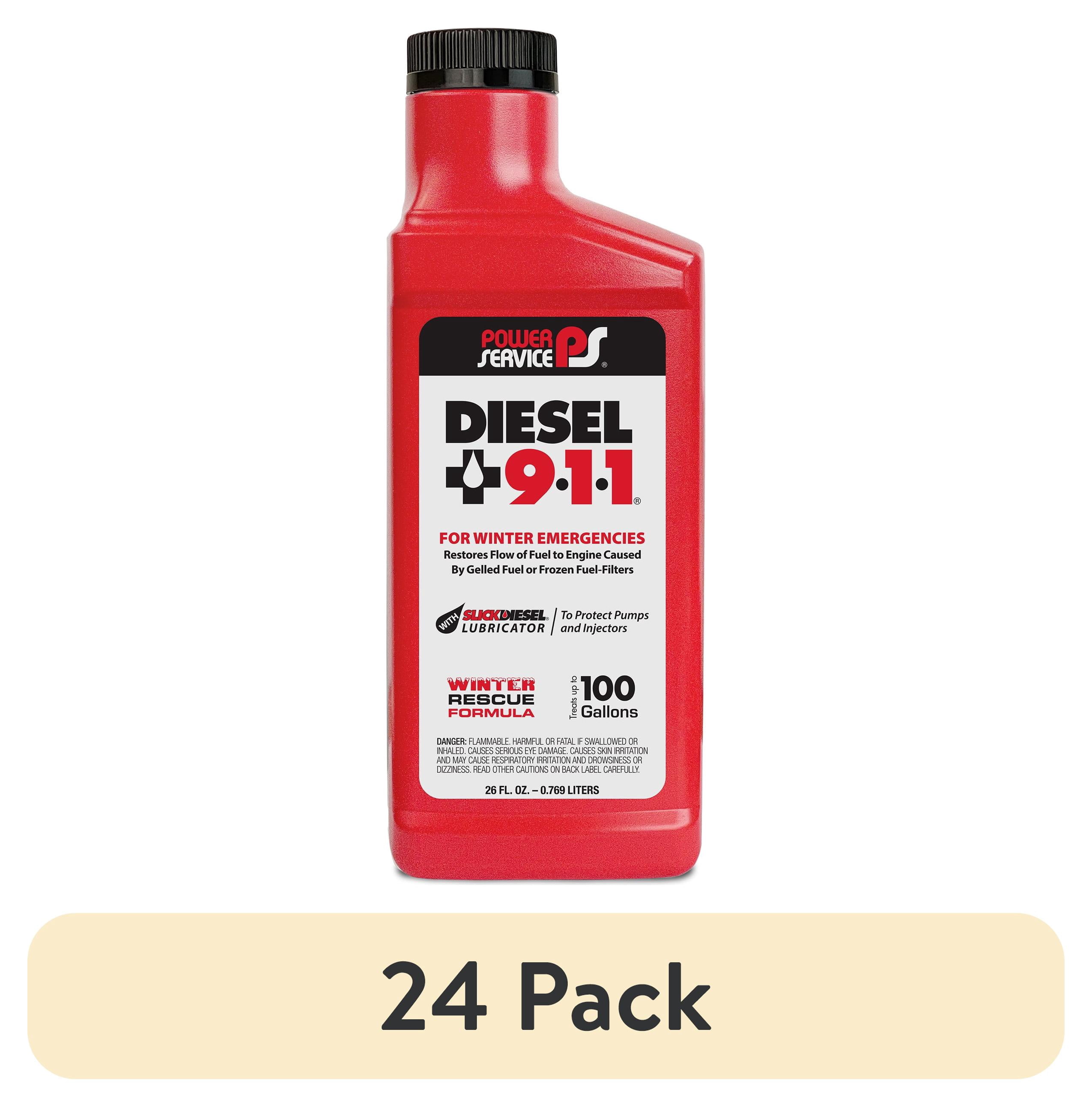 (24 pack) Diesel 911 Winter De-Icer Fuel Additive