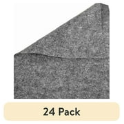 (24 pack) Hello Hobby Felt Sheet, Gray, 9" x 12"
