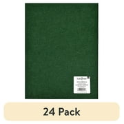 (24 pack) Hello Hobby Green Felt Sheet, 9" x 12"