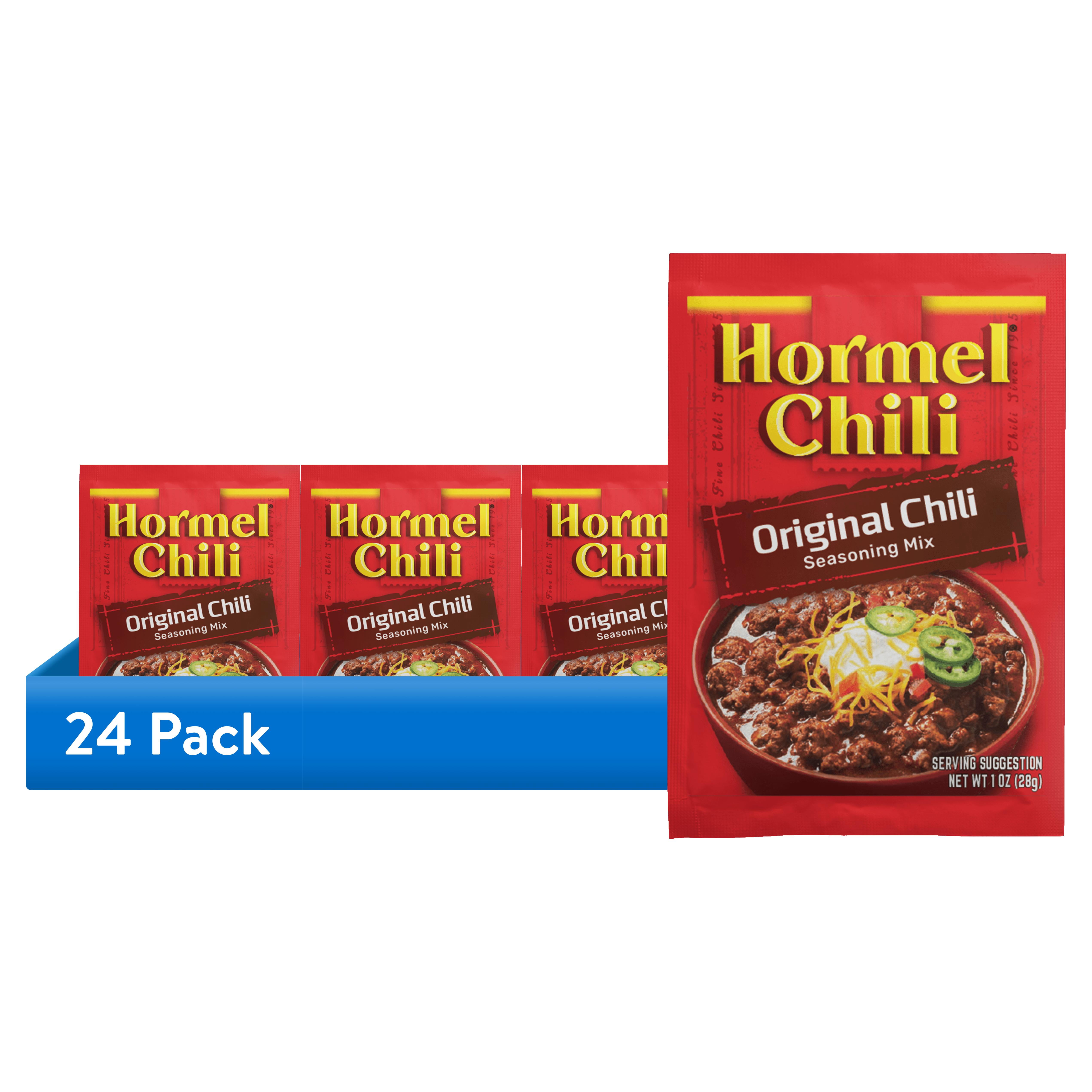 (24 pack) Hormel Original Chili Seasoning Mix, 1 oz Pouch