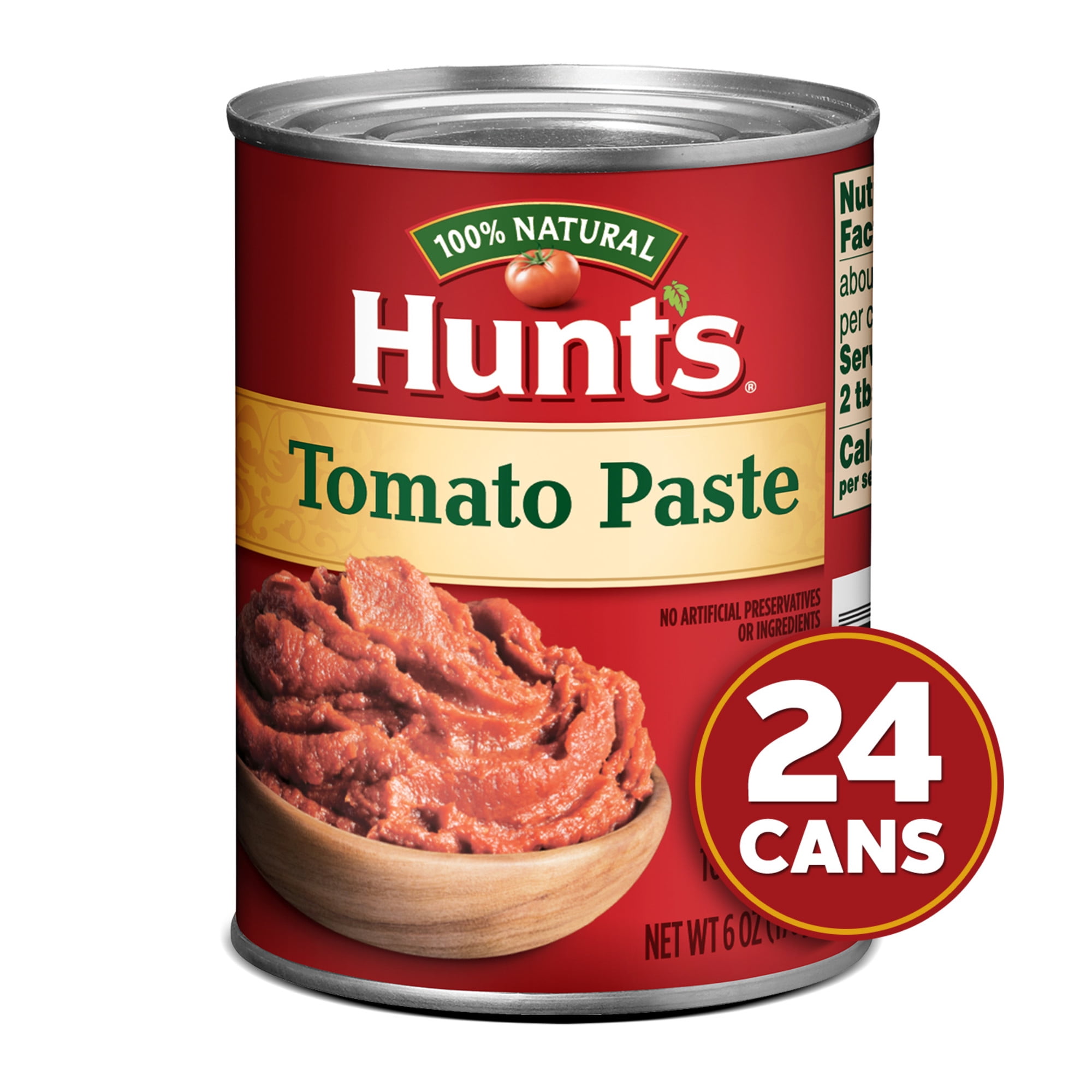 (24 pack) Hunts Tomato Paste, 6 oz. Can, 24 Pack