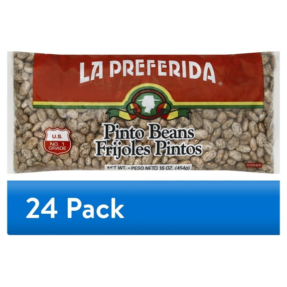 (24 pack) La Preferida Pinto Beans, 16 oz Bag